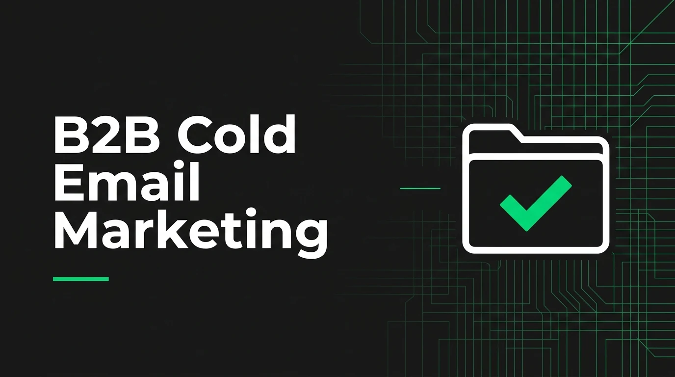 B2B cold email marketing agency dashboard showing campaign analytics and lead generation metrics