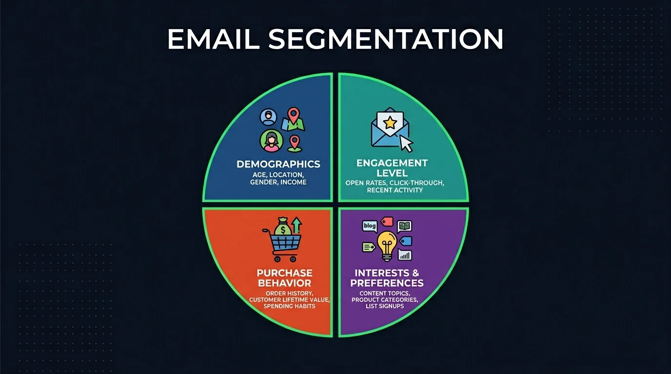 B2B email segmentation service
