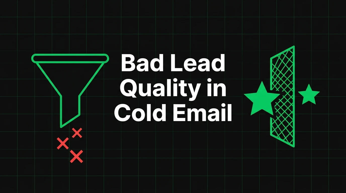 Bad Lead Quality in Cold Email