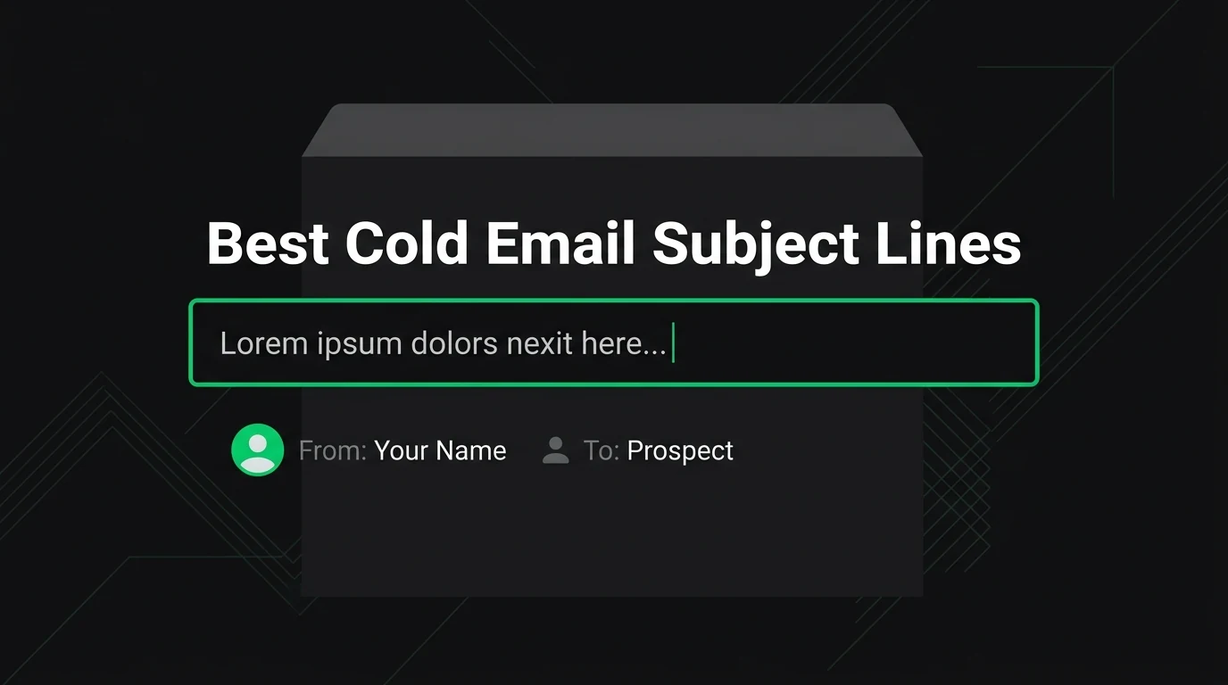 Best Cold Email Subject Lines