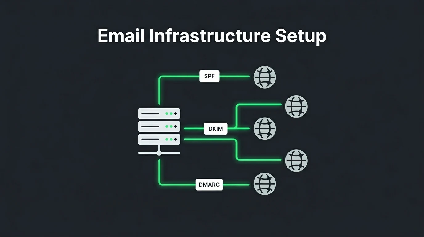 Cold email infrastructure setup service